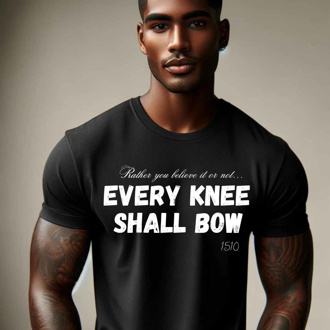 Every Knee Shall Bow Unisex Black